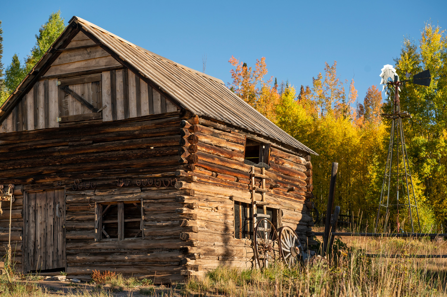 historical cabin in thewoods