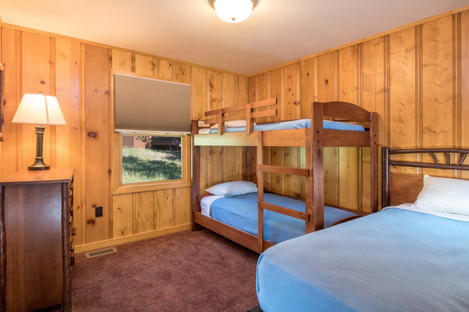 Bunk beds in Cabin