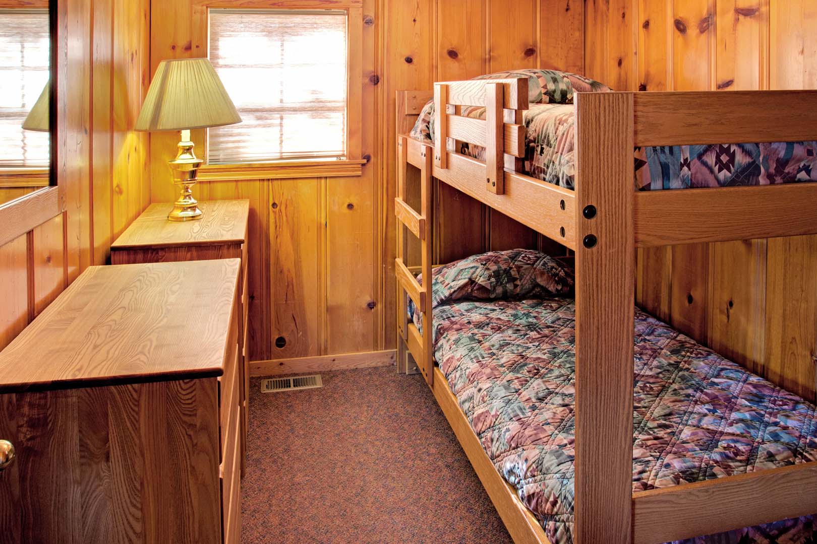 Bunk beds in Cabin