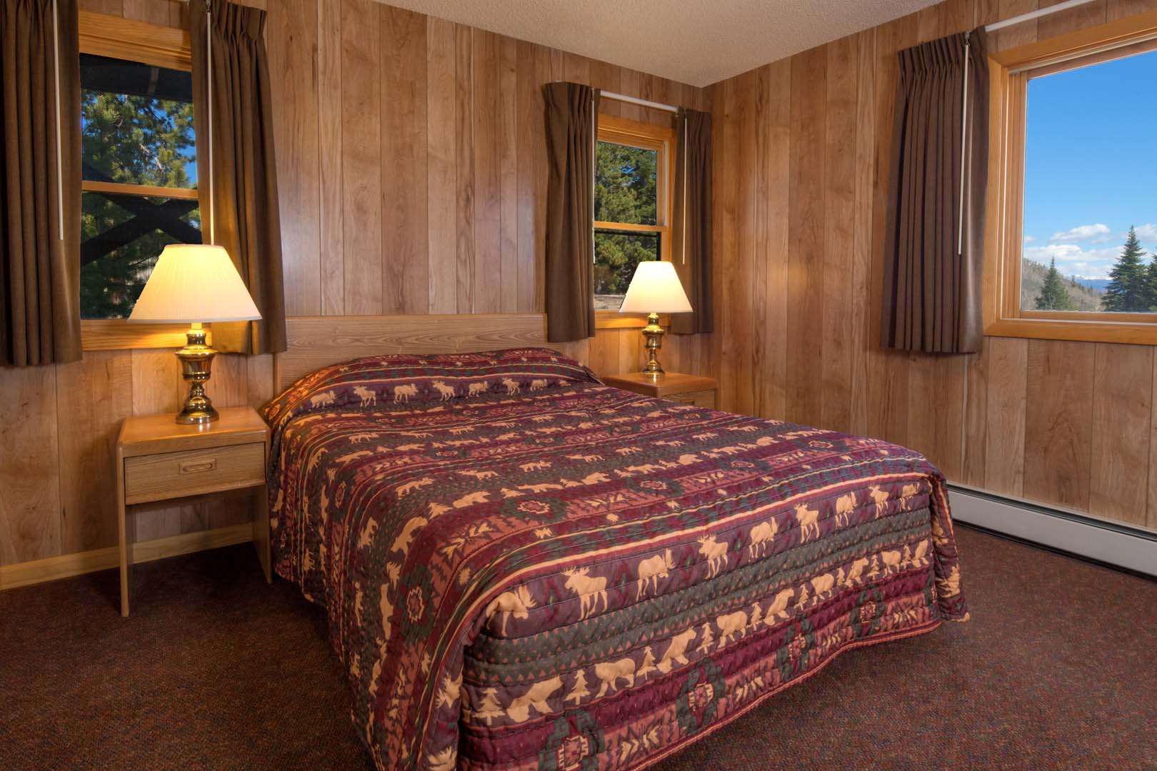 bedroom in cabin