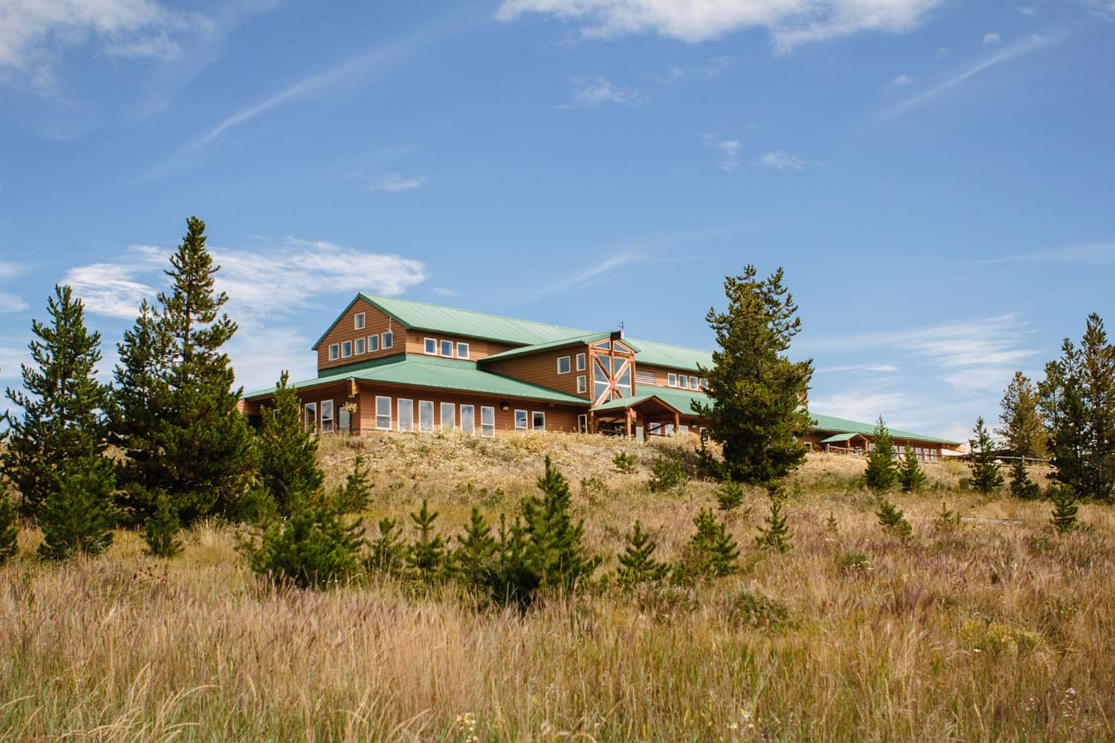 exterior of meeting building