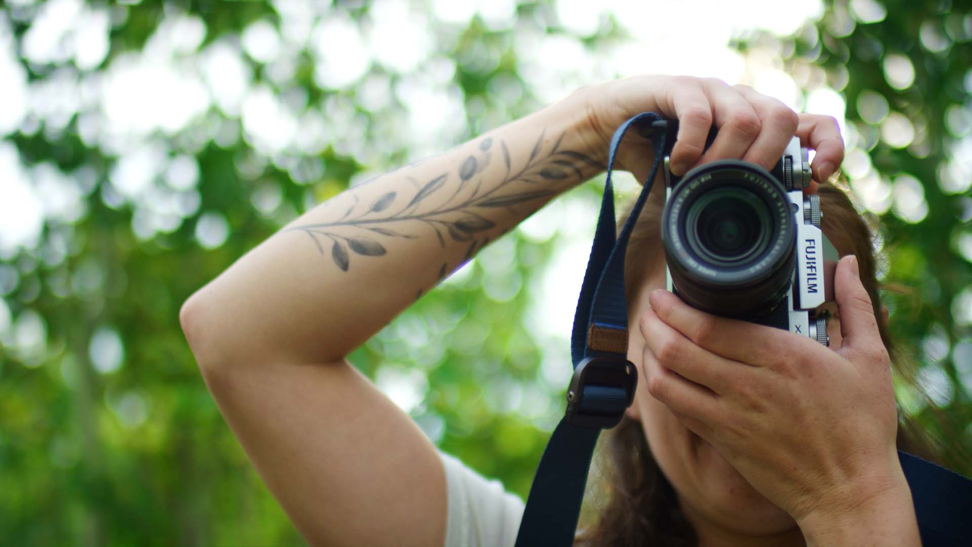 woman doing photography