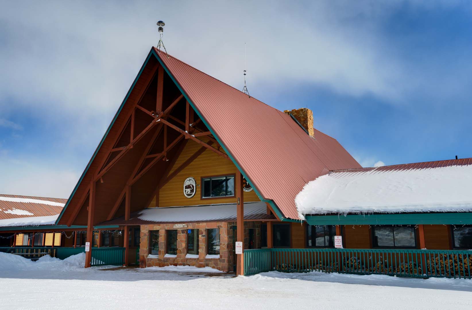 exterior del albergue