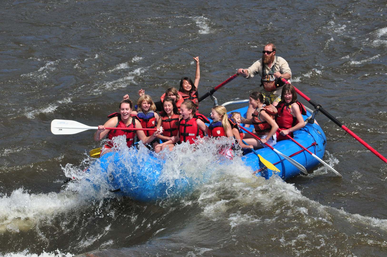 rafting en grupos