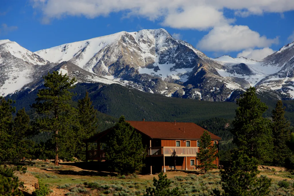 cottage in the rockies