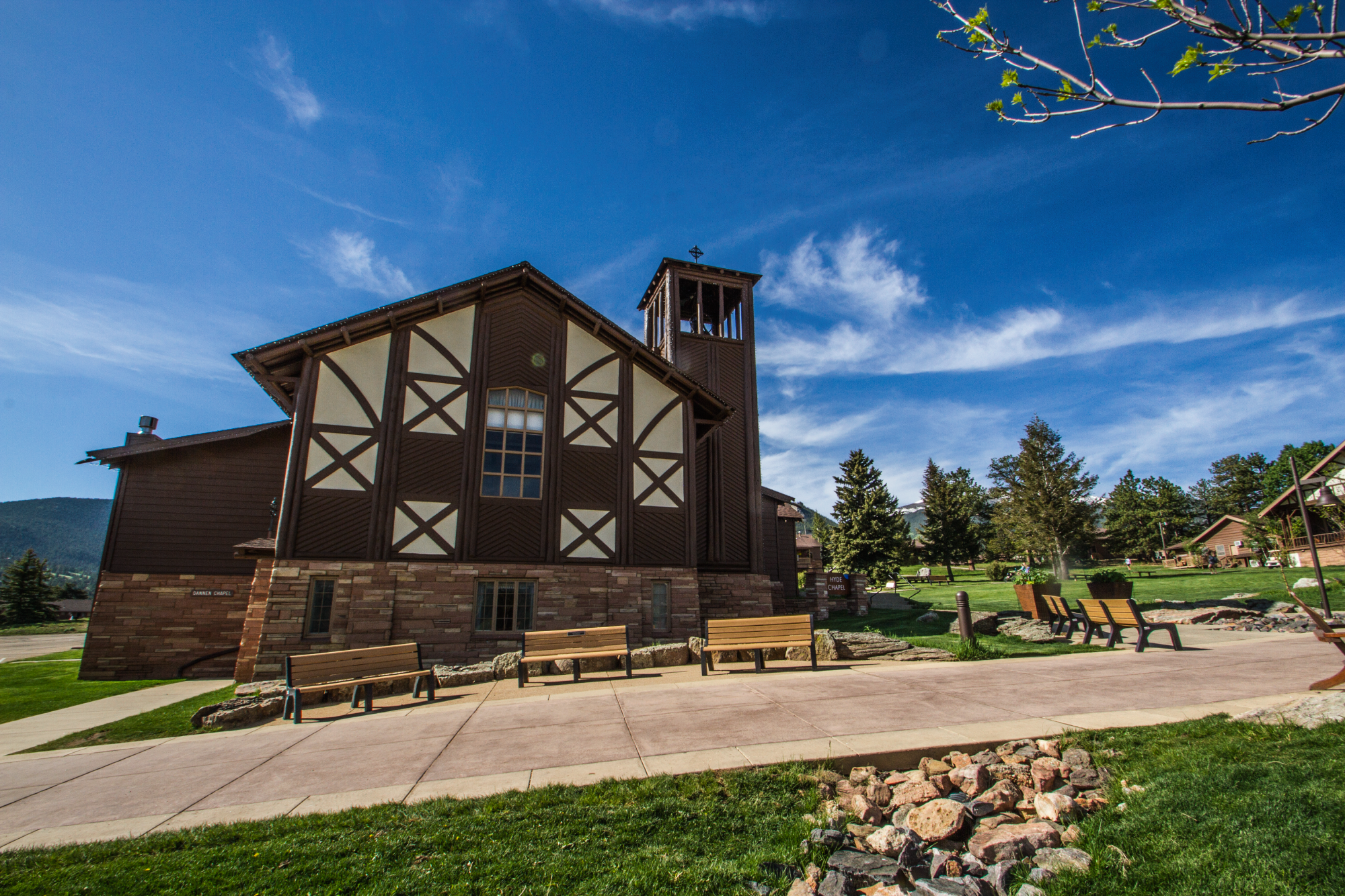 exterior of chapel