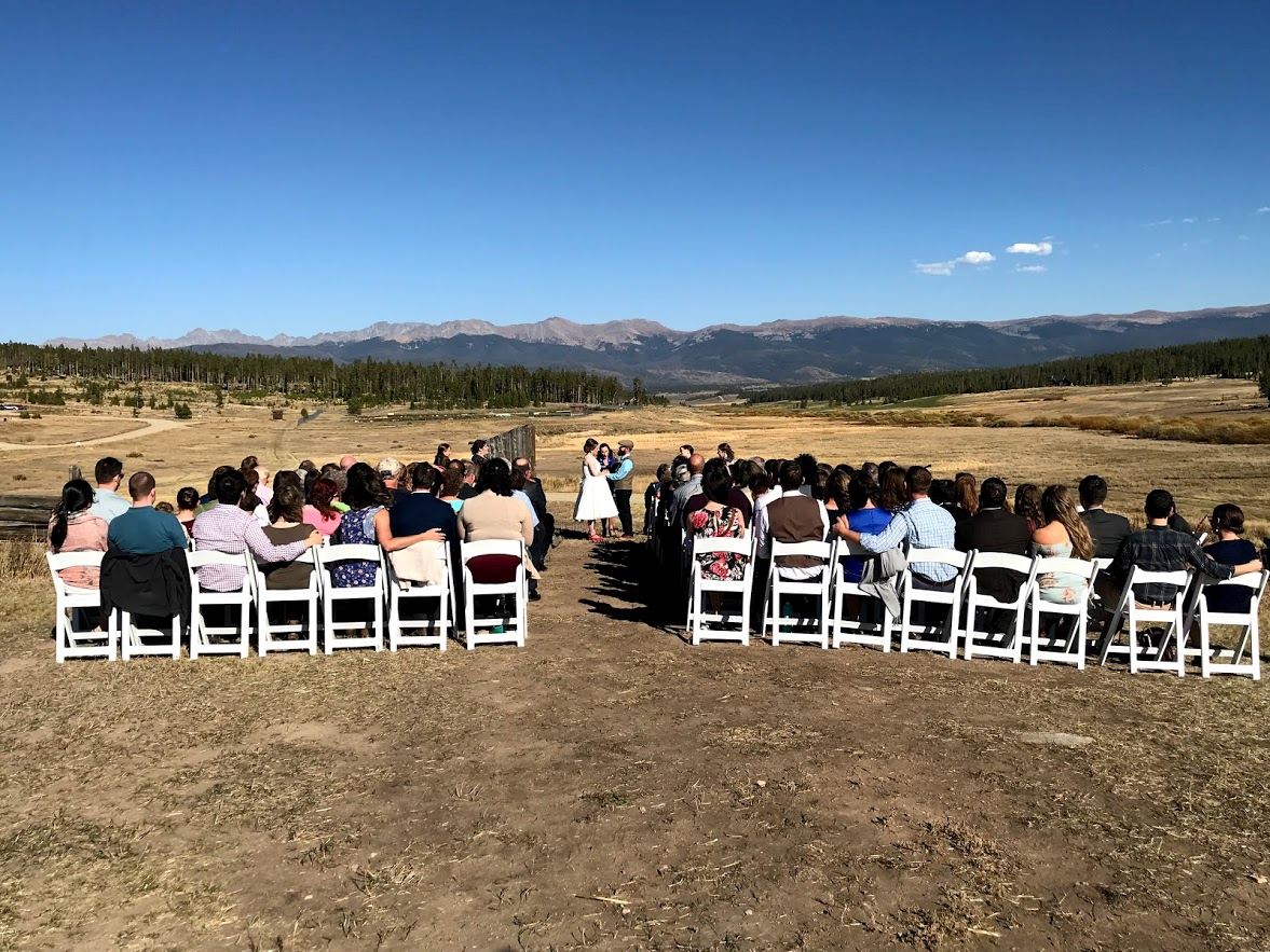 wedding on a ranch